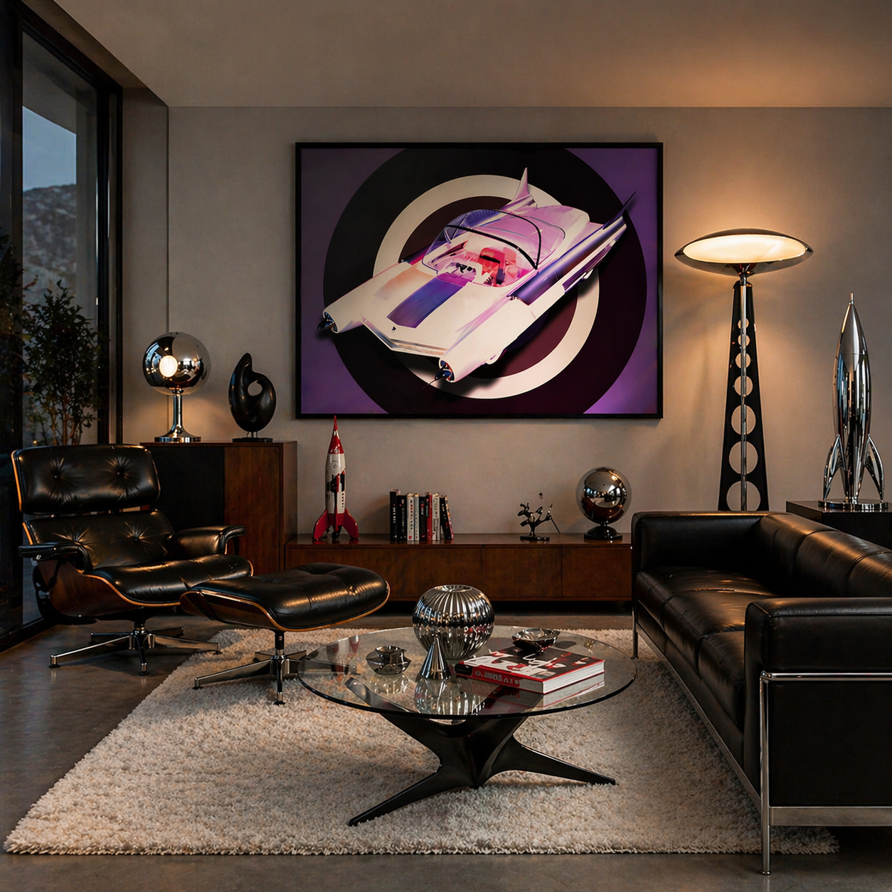Futura Fantasy Framed canvas