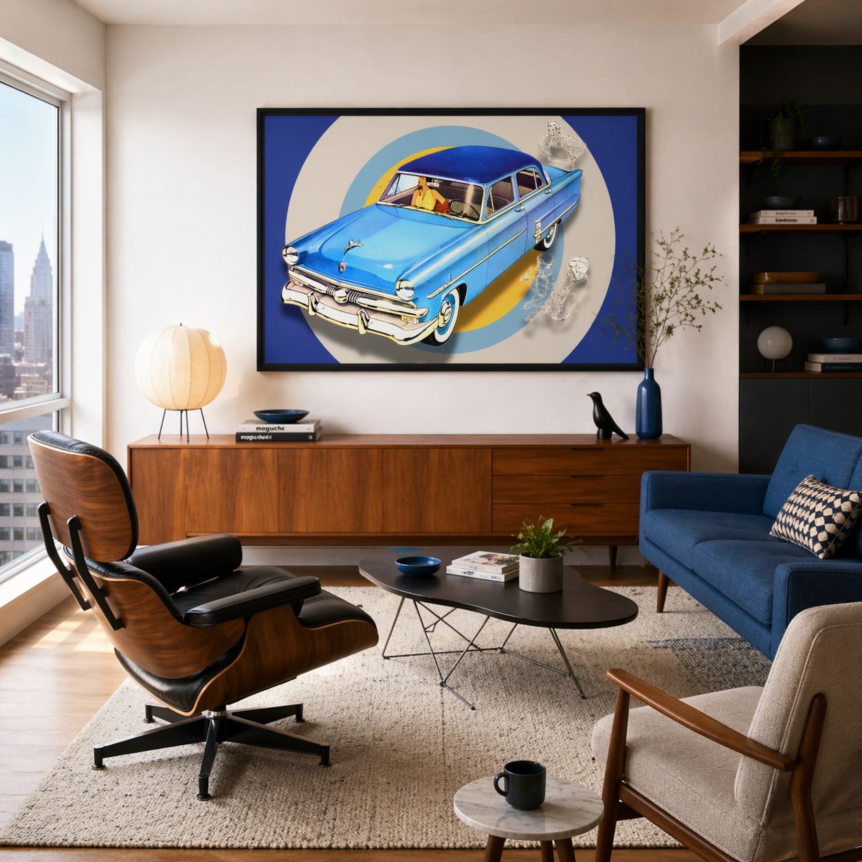 Mercury Monterey Framed canvas