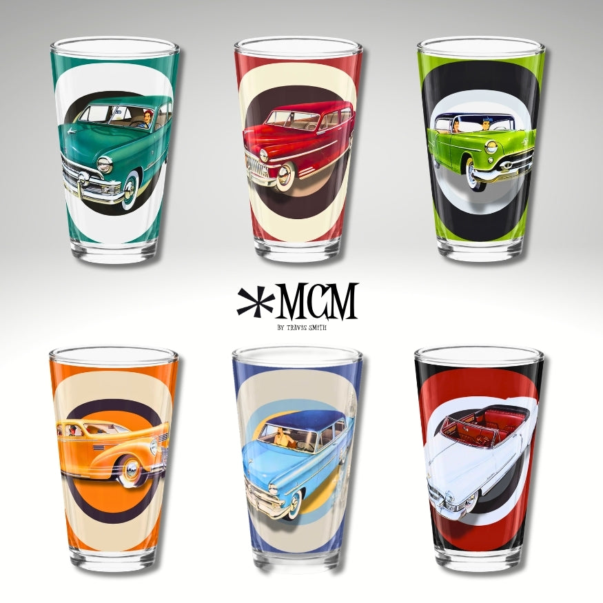 The Motorama Set — Complete Pint Glass Collection