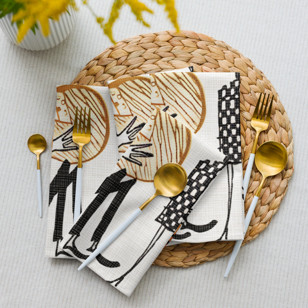 Cheese Party Cloth napkin set