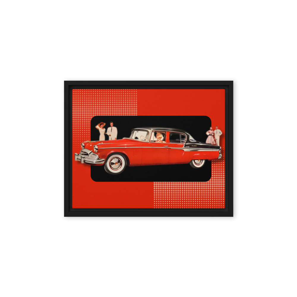 Framed canvas Studebaker President