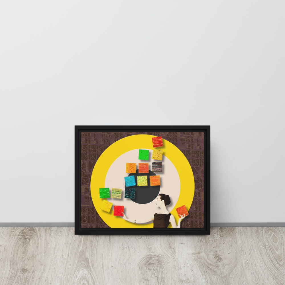 Kentile No. 2 Framed canvas
