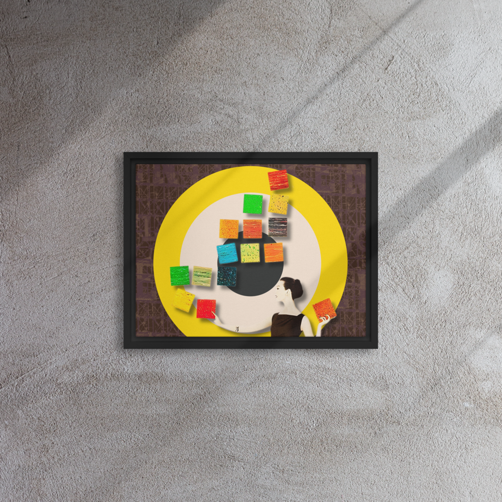 Kentile No. 2 Framed canvas