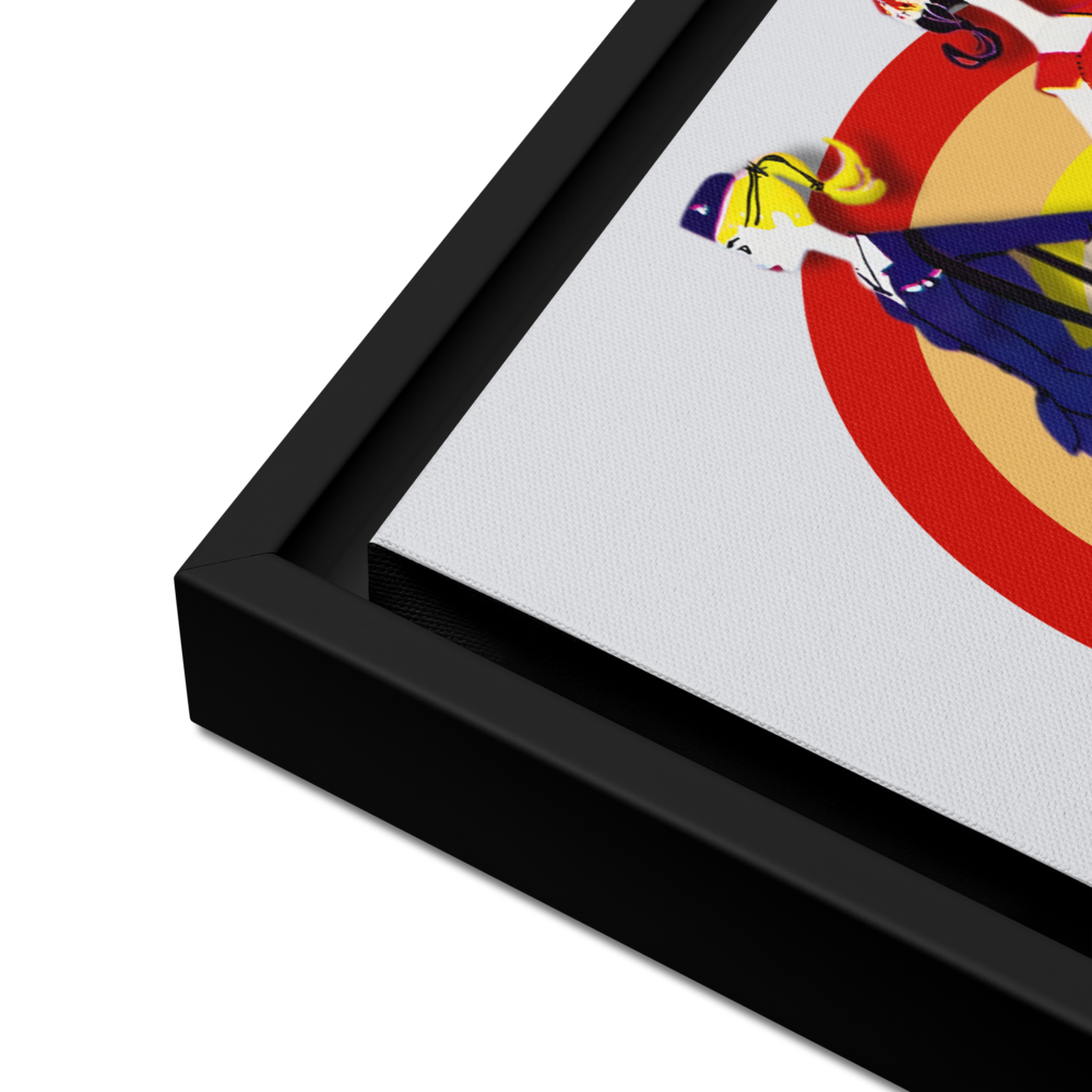 The Jet Age Framed canvas