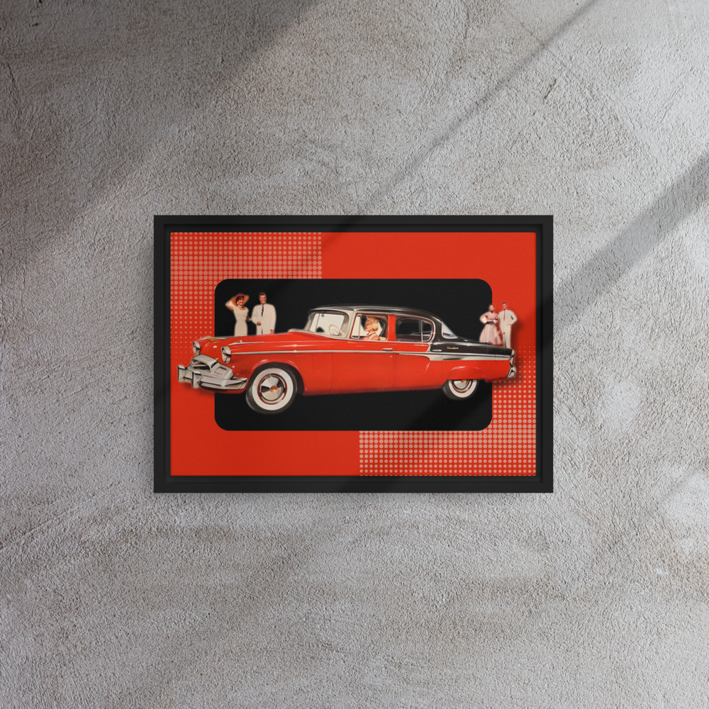 Framed canvas Studebaker President