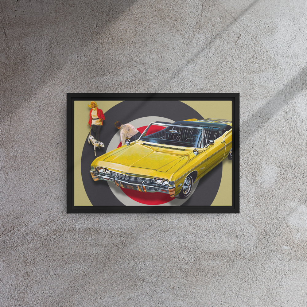 Framed canvas  '68 Impala