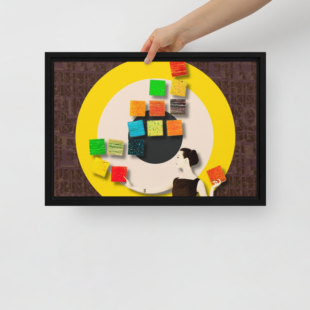 Kentile No. 2 Framed canvas