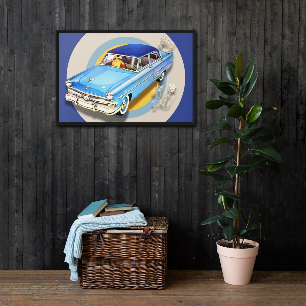Mercury Monterey Framed canvas