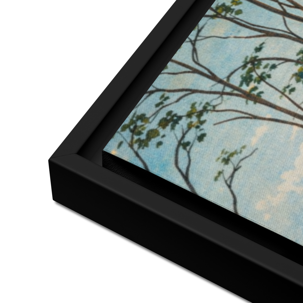 Ranch House, 1962 Framed canvas