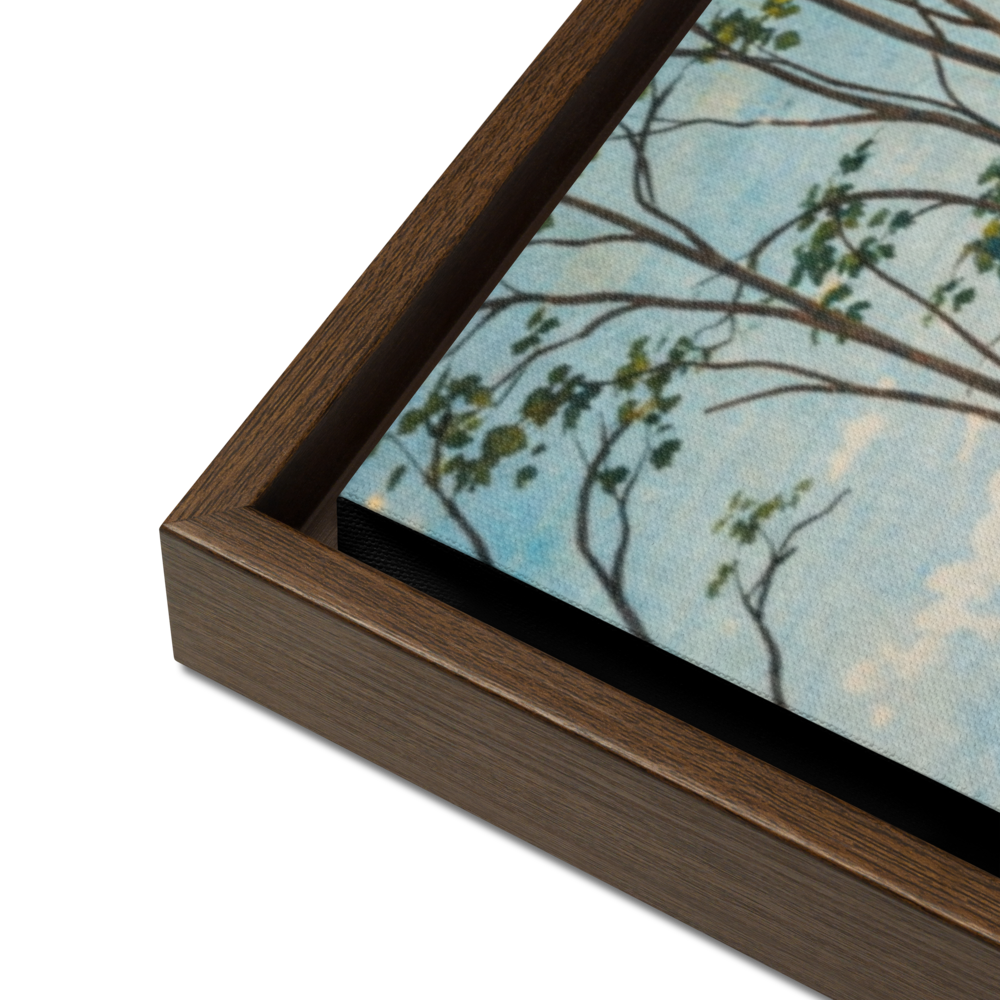 Ranch House, 1962 Framed canvas