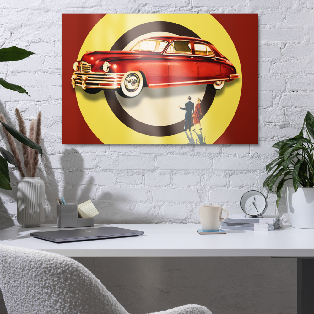 The Stop & Stare Metal print
