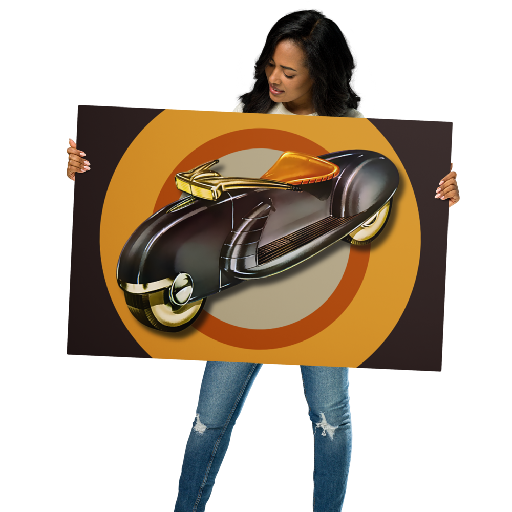 Mod Moto Metal print
