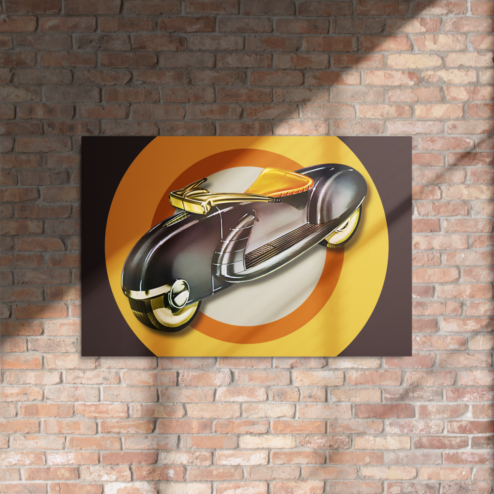 Mod Moto Metal print