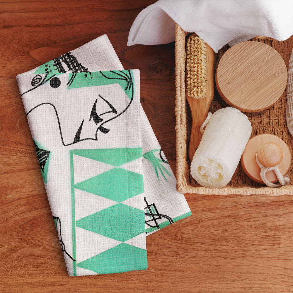 The Cocktail Hour Kitchen Towel — MCM by Travis Smith