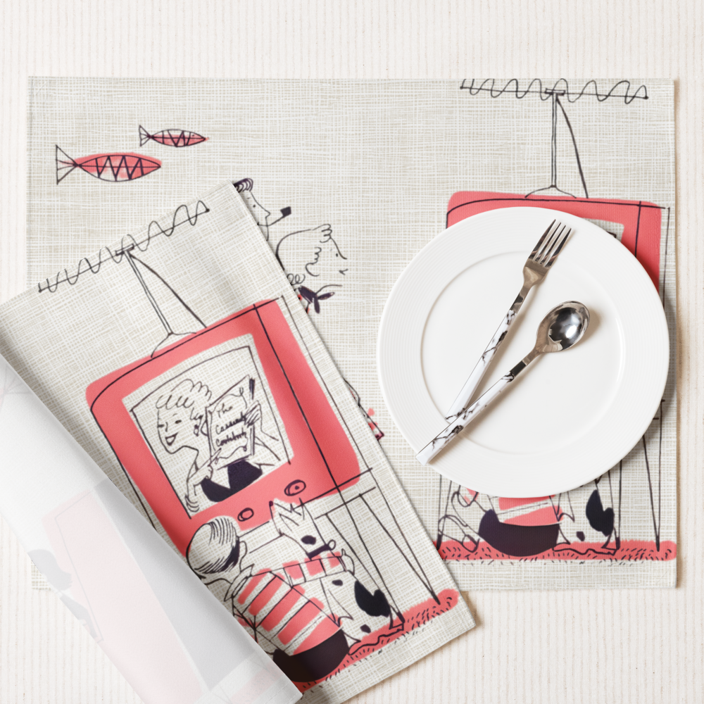 TV Time Placemat Set