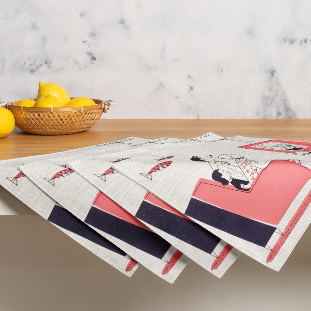 TV Time Placemat Set