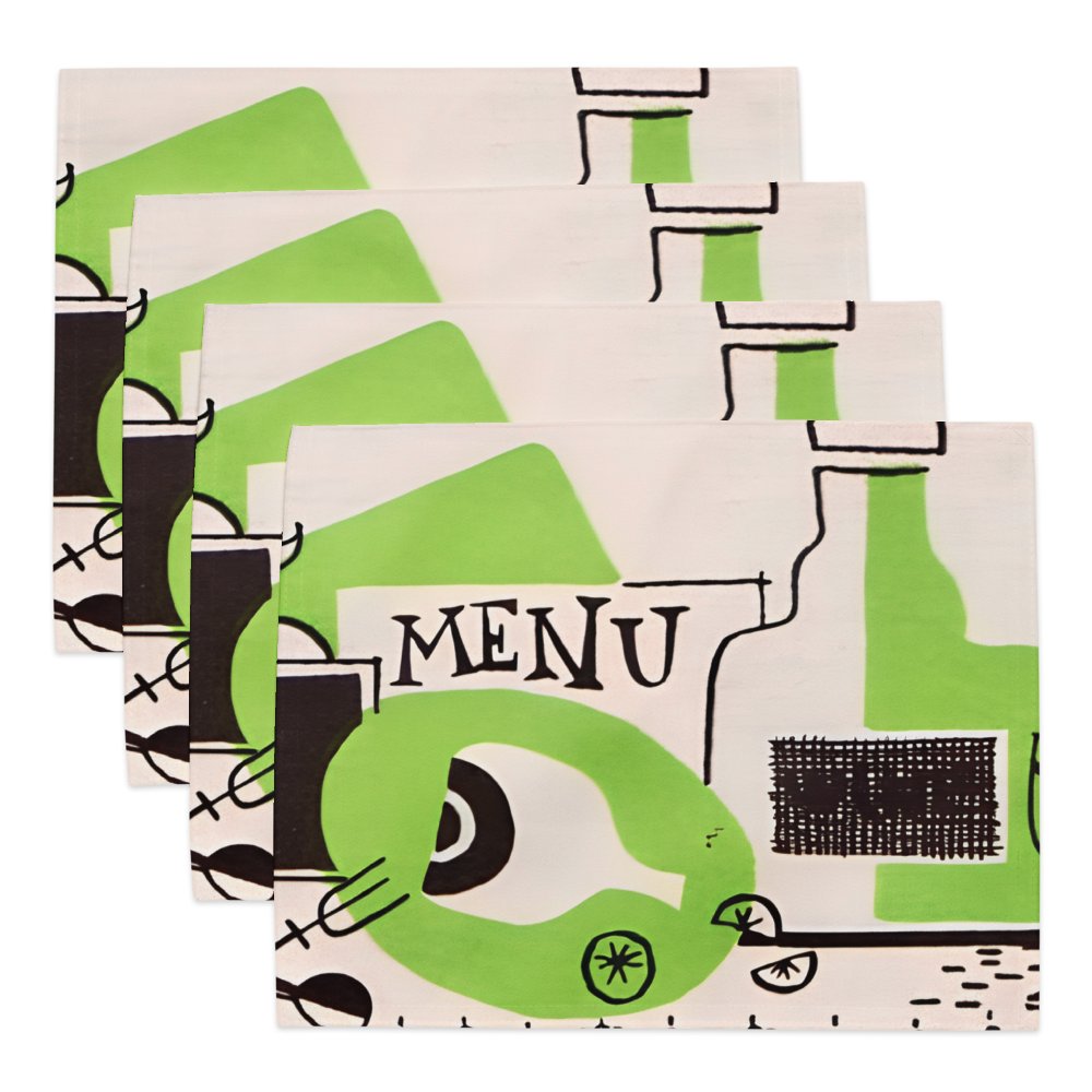 Menu Placemat Set