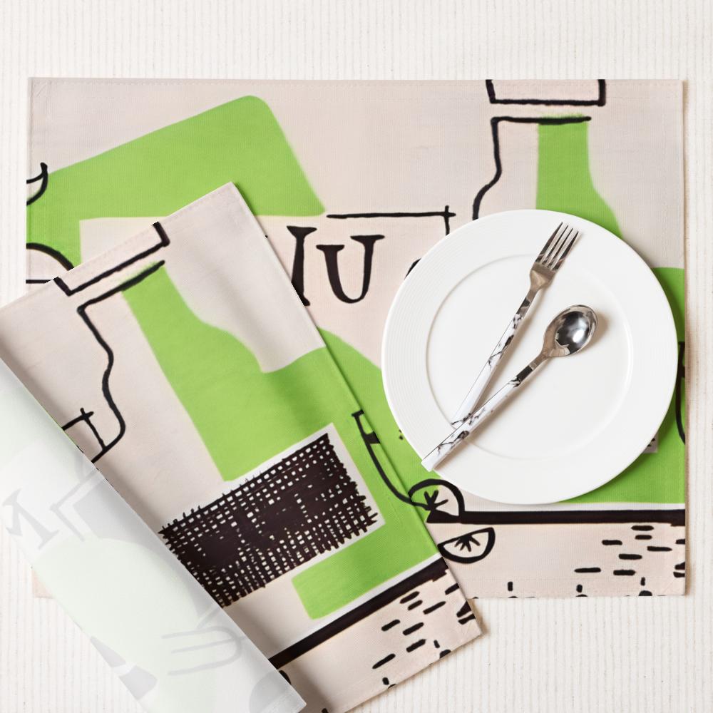 Menu Placemat Set