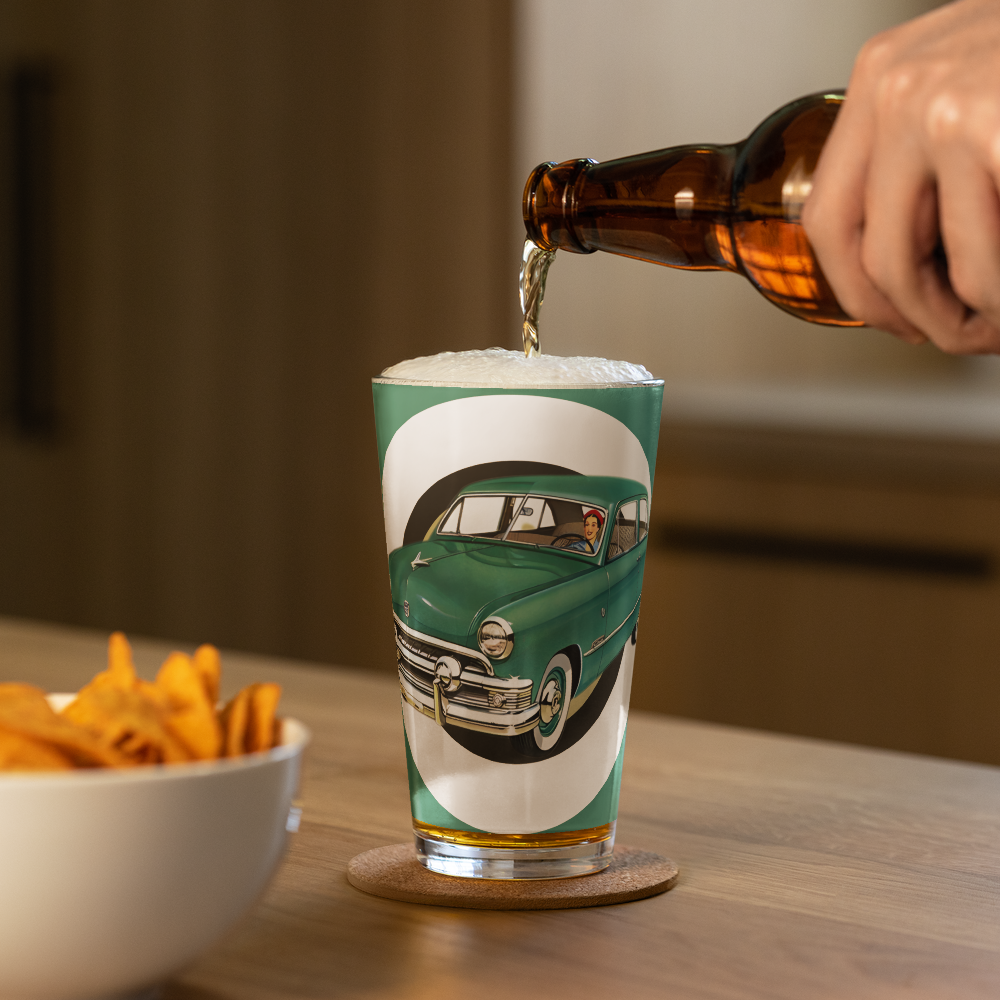 '51 Ford Custom Deluxe Pint Glass