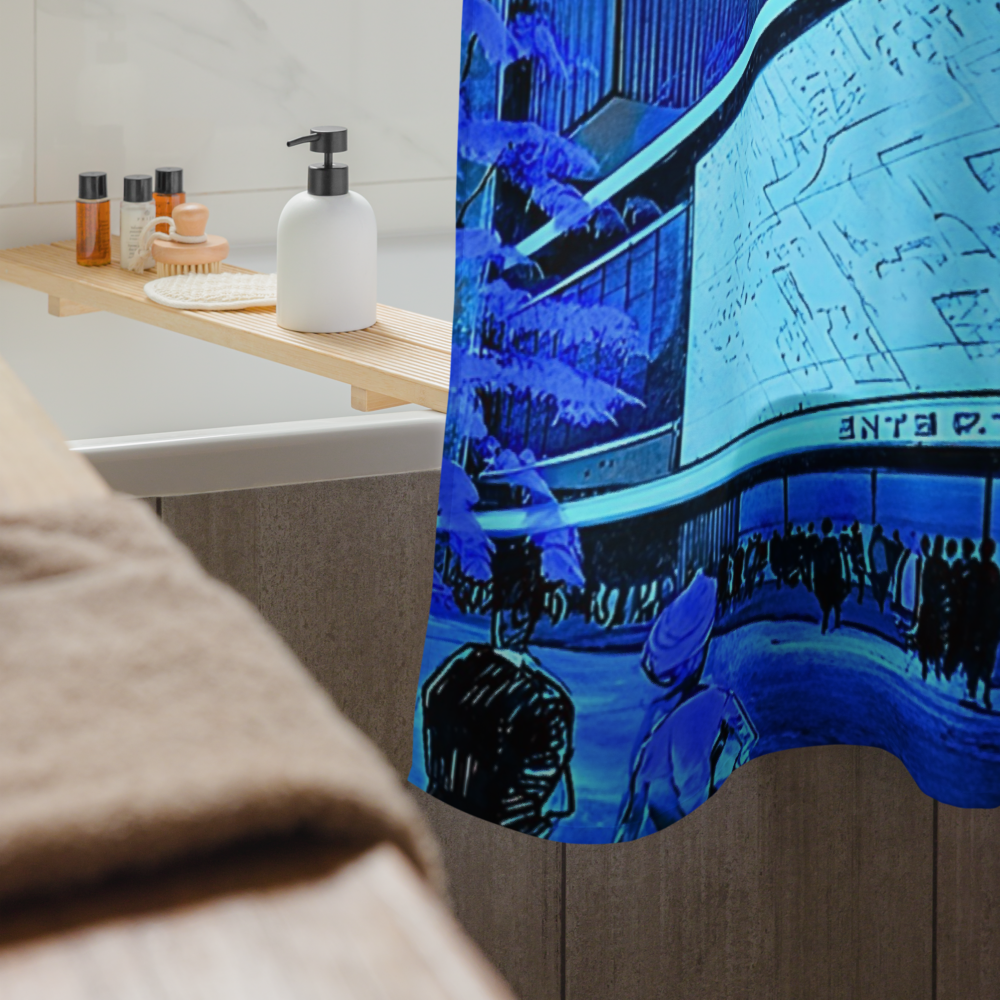 Entertainment City Shower Curtain