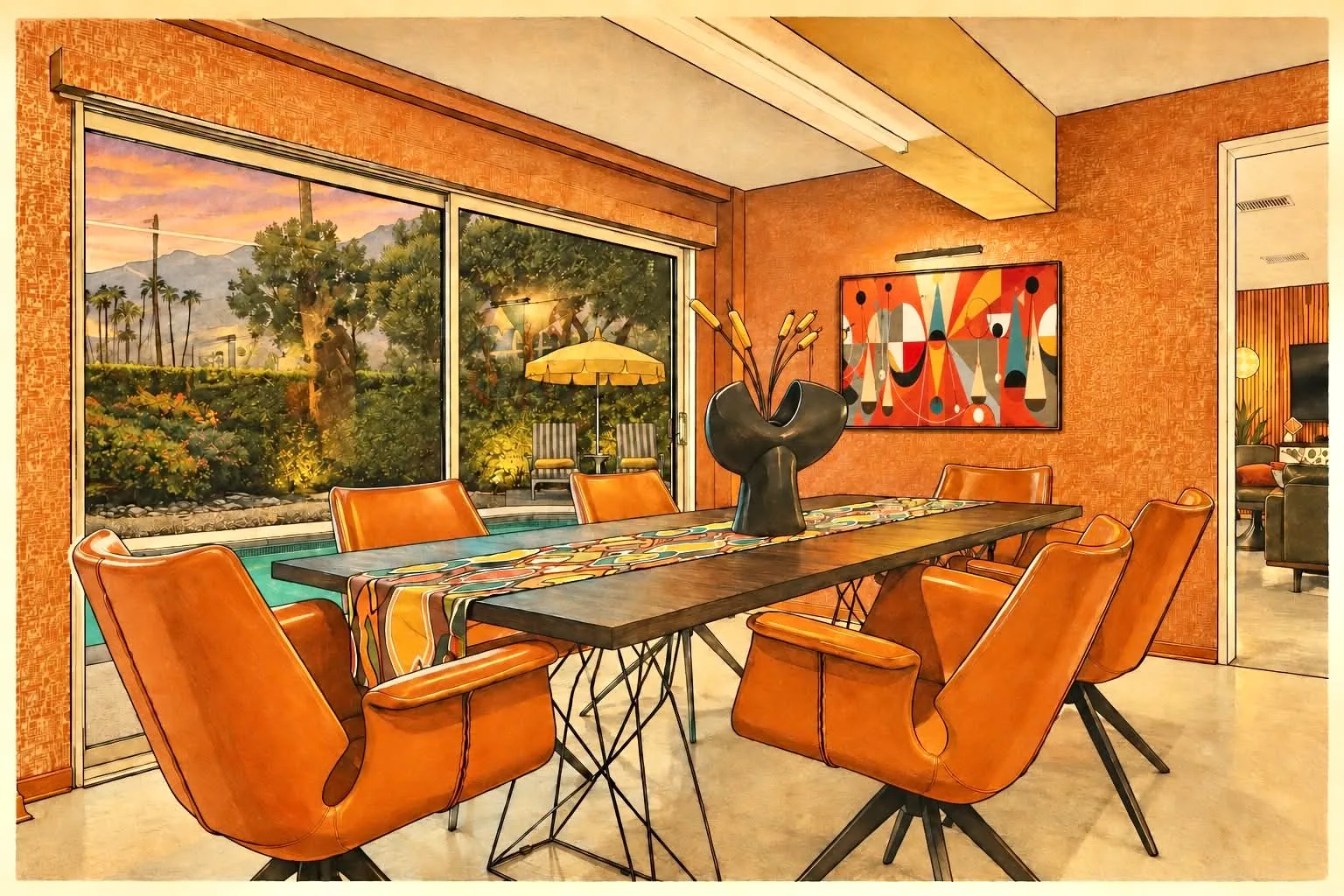 Dining Room // Mid-Century Modernist